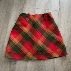 Holiday mini skirt